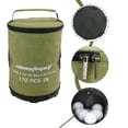 thumbnail image 4 of Portable Large-Capacity Golf Ball Storage Bag with Stable Balance Base Zipper Closure Ergonomic Handle for Golfers Training Outdoor Sports Golf Ball Bags,Green, 4 of 4