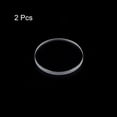 thumbnail image 3 of Uxcell 2pcs 21mmx2mm High Transmittance Watch Crystal Lens Glass Round Flat Mineral, 3 of 7