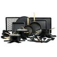 thumbnail image 3 of Thyme & Table 32-Piece Cookware & Bakeware Non-Stick Set, Black, 3 of 9