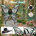 thumbnail image 6 of WETRBWEH Fairy Wings for Adults and Girls, Black Fairy Costume Set with Floral Garland, Wand, Butterfly Wings Halloween Cosplay Costume for Girls, 6 of 6