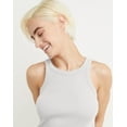 thumbnail image 4 of Hanes Originals Women's Cotton Ribbed Tank White XL, 4 of 5