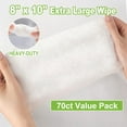 thumbnail image 3 of Air Jungles All Purpose Cleaning Wipes 70 Count (Pack of 1), XL 8" x 10" Size Cleaner Wipes for Car Interior, Household Appliance, Yoga Mat, Desk, 3 of 8