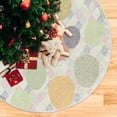 thumbnail image 5 of Coolnut Easter Eggs Christmas Tree Skirt 48", Easter Tree Skirt Double Layers Polyester Easter Tree Skirt for Easter Holiday Party Decoration, 5 of 6