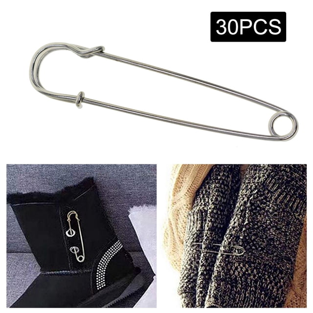 30 Alfileres de Seguridad Grandes Perfecl Resistencia