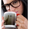 thumbnail image 2 of 3drose, Sweet Giraffe with the Word Love - Cute Animals - Childrens Décor, 11oz Two-tone Red Mug, 2 of 6