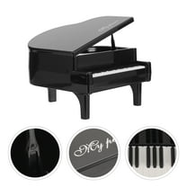 GAXIRE Cute Piano Shaped Piggy Bank For Money Pot Decorative Tabletop Coin Case Unique Music Themed Decor For Home