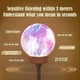 thumbnail image 3 of Moon Smart Night Light, Voice Activated LED Lamp,USB Plug-In Bedroom Night Light, 3 of 5