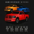 thumbnail image 3 of American Steel Tough Truck Sweatshirt Offroad Pickup 4x4 USA Power Crewneck, 3 of 7