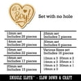 thumbnail image 2 of It's a Boy Baby Shower Wood Mini Charms Shapes DIY Craft Jewelry - No Hole - 18mm (17pcs), 2 of 7