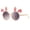 Beige, variant on Girls Boys Cartoon Sunglasses Fashion Rabbit Ears Children Sun Glasses Baby Goggles Outdoor UV400 Protection Travel Glasses.