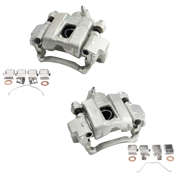 TRQ Rear Brake Caliper Set Compatible with 2010-2023 Lexus GX460 2003-2009 GX470 1996-1997 LX450 2010-2022 Toyota 4Runner 1993-1997 Land Cruiser 2001-2007 Sequoia