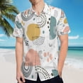thumbnail image 5 of High Quality Hawaiian Shirts for Men Short Sleeve Aloha Beach Shirt Floral Summer Casual Button Down Shirts Blouses I33WQK, 5 of 7