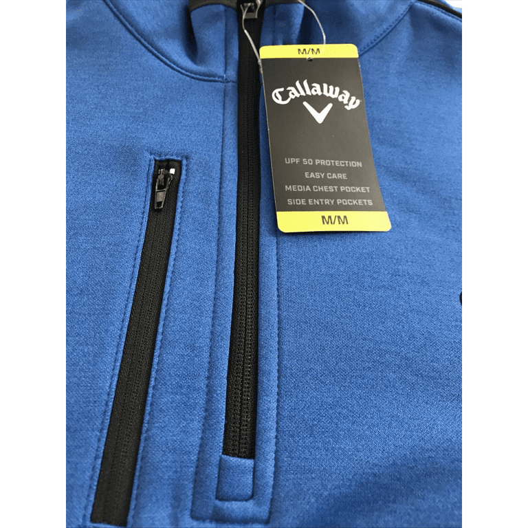 Callaway Men s UPF 50 Tech Fleece Quarter Zip Pullover Sweatshirt Walmart