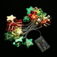 thumbnail image 4 of Weiweiguan 1pc Christmas Themed Star String Light Xmas Light Five Pointed Star Lamp Decor, 4 of 7