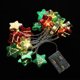 thumbnail image 2 of Luz de cadena de estrella temática de 1 PC Luz de Xmas Luz de cinco lámparas de estrella puntiagudas, 2 of 6