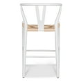 thumbnail image 5 of Poly and Bark Weave Counter Stool in White, 5 of 10