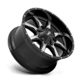 thumbnail image 2 of Moto Metal Cast Aluminum Rim MO970 20X12 8X6.5 G-BLK MACH -44MM, MO97021280344N, 2 of 3