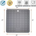 thumbnail image 2 of 2 pack de alfombrilla trivet de silicona compatible con ollas y sartenes, portavasos de silicona, estera de secado de platos, posavasos y más, antideslizante y resistente al calor Afortunado Sencillez, 2 of 5