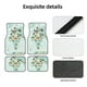 thumbnail image 4 of Balery World Travel Map Juego de 4 Alfombrillas para Auto, Revestimientos de Caucho Resistente, Diseño Antideslizante, 4 of 7