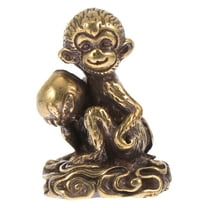 jojofuny 1Pc Golden Copper Monkey Figurine for Adults