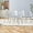 6Silver, Clear, variant on Ciphrias Transparent Dining Chairs Set of 4 Clear Plastic Armless Gold Metal Legs for Kitchen Room
