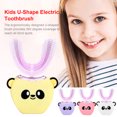thumbnail image 2 of Kids Electric Toothbrush U-Shape 360 Degrees Oral Cleaner with Automatic Smart Timer Cold Light Whitening for Over 7 Years Old, 2 of 9
