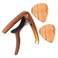 thumbnail image 4 of Herramienta Y Pinzas De Ajuste De Capo Para Guitarra De Madera De Olivo Para Piezas De Ukelele De Guitarra Sunnimix Selecciones de cejilla de guitarra, 4 of 8