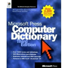 Pre-Owned Microsoft Press Computer Dictionary (Hardcover) 1572317434 9781572317437