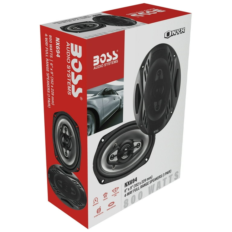 BOSS Audio Systems, Car Speakers, NX694 6 x 9 inches, 800 Watts