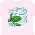 thumbnail image 4 of Inktastic Lets Swim- Cute Sea Turtle Boys or Girls Toddler T-Shirt, 4 of 5
