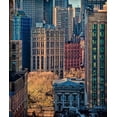 thumbnail image 2 of Yu, Liyun 15x17 White Modern Wood Framed Museum Art Print Titled - City Life, 2 of 4