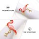 thumbnail image 4 of 2pcs flamencos anillos de servilleta flamingos servilletas círculos flamencos hebillas de servilletas, 4 of 6