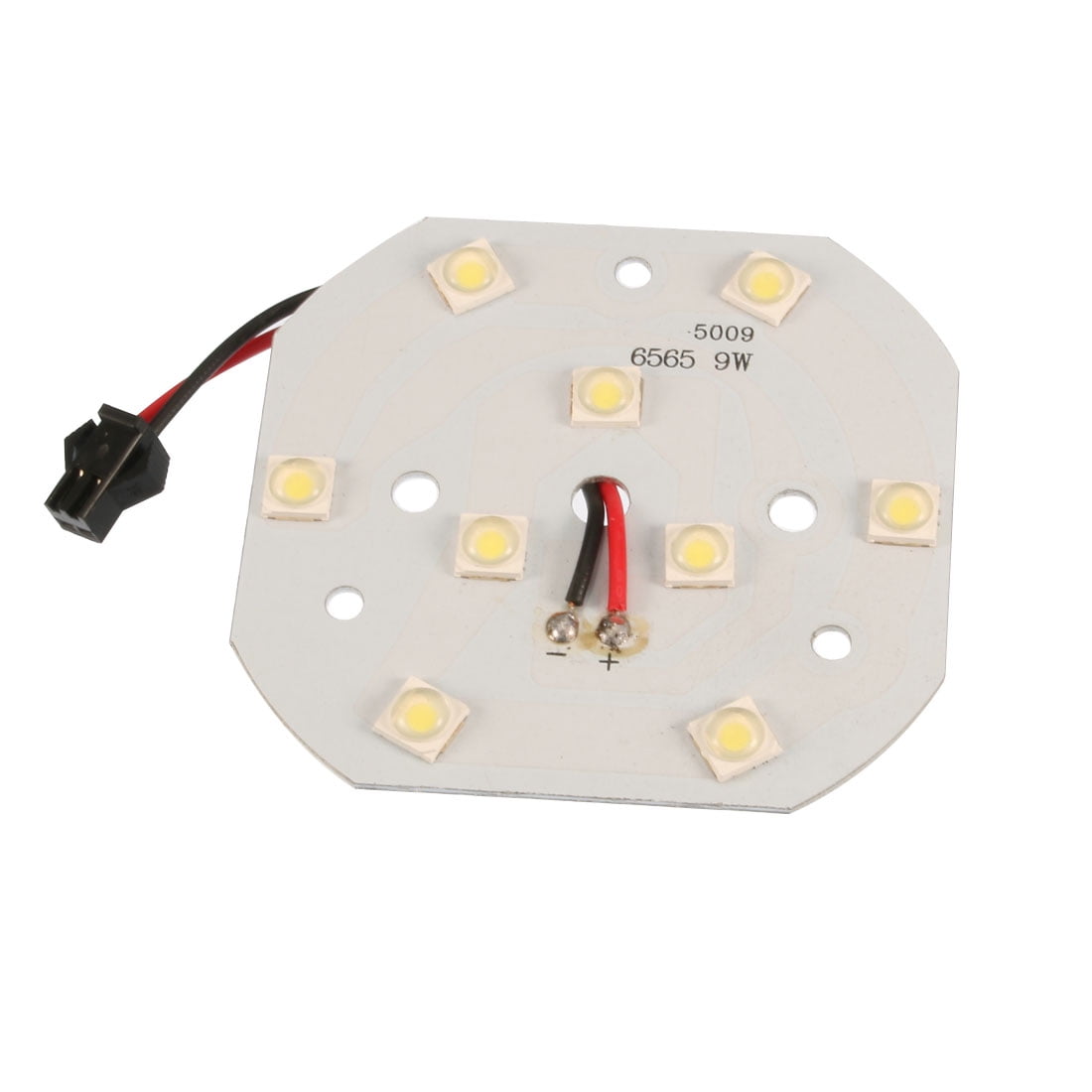 9W Pure White 9 SMD 6565 LED Light Bulb Downlight Aluminum Base Plate