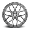 thumbnail image 2 of Asanti Black Aluminum Rim ABL-27 DYNASTY 22X10.5in Titanium Brushed Finish, ABL27-22055635TB, 2 of 2
