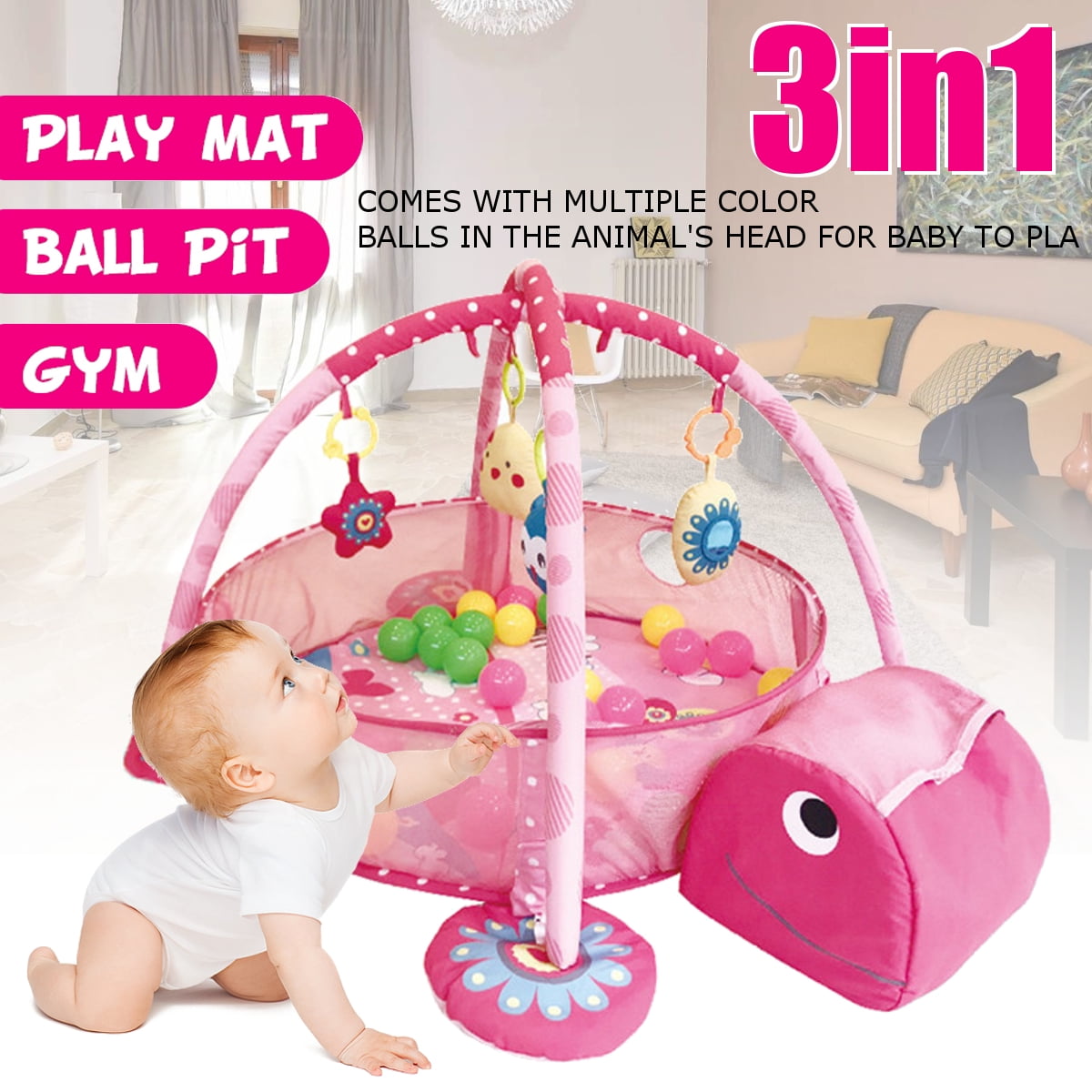 mr ray ocean lights activity gym walmart