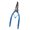 Curved outward, variant on Professional Circlip Pliers Internal External Rings Pliers With Precisions Jaw For Automotive Repairs