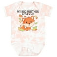 thumbnail image 3 of Inktastic My Big Brother Loves Me Little Fox Boys or Girls Baby Bodysuit, 3 of 5
