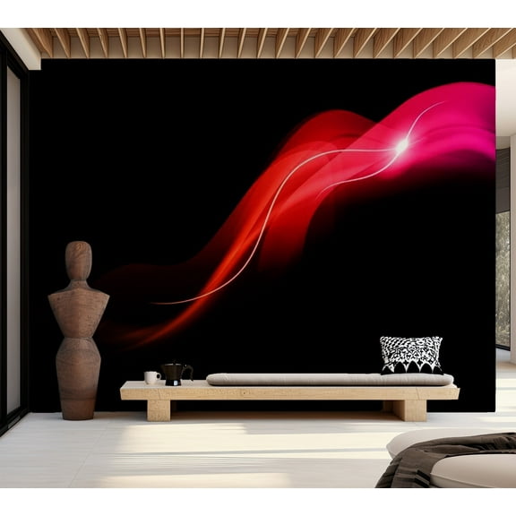 Tiptophomedecor Abstract Wallpaper Wall Mural - Abstract Colorful Jellyfish
