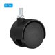 thumbnail image 3 of Uxcell 2" Ruedas de Vástago Giratorias de Nylon 360 Grados Ruedas de Vástago Negras Paquete de 6, 3 of 7
