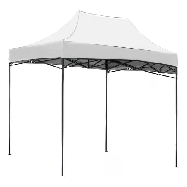Carpa Plegable Practiksa 3 x 6 Metros Toldo Lona Impermeable Color Blanco