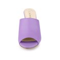 thumbnail image 6 of BLISSFUL STEP Women's Slip on Block Heel Slide Sandals Mules Lavender 8, 6 of 7