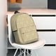 thumbnail image 3 of Easygdp Damask Beige Tan Brown Mochila Ligera de 15 Pulgadas para Estudiantes, Mochila Cómoda para la Escuela y Viajes, Correas Ajustables, 3 of 6