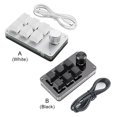 thumbnail image 2 of kurtrusly Clavier de Jeu Mécanique Multifonction pour la Maison, Portable, USB, Pilote, Mini Clavier Gratuit, Clavier Programmable, Tableau de Touches de Bureau PC Portable, Blanc, 2 of 8
