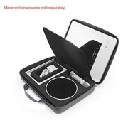 RIKI LOVES RIKI SKINNY Vanity Mirror Carry Case, Multifunctional Makeup Bag, Light Weight and Portable, Protect the Makeup Mirror from Shattering (Grey) (Large)