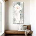 thumbnail image 2 of Elephant Stock Silver Blush I Wall Art - Vertical Canvas Wall Art - Living Room Wall Decor - Abstract Canvas - Beige And Blue Decor By Carol Robinson - 27" x 54", 2 of 4