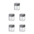 thumbnail image 2 of Monstrate Dispensador de salero y pimentero 4 en 1, tarro de condimentos de plástico con tapa, contenedor de almacenamiento de condimentos para barbacoa, Gris 5piezas Monstrate CBP229265, 2 of 5