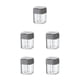 thumbnail image 3 of Coctelera de sal y pimienta Injueey 4 en 1 dispensador de especias tarro de plástico portátil organizador de condimentos Gris 5Conjunto, 3 of 6