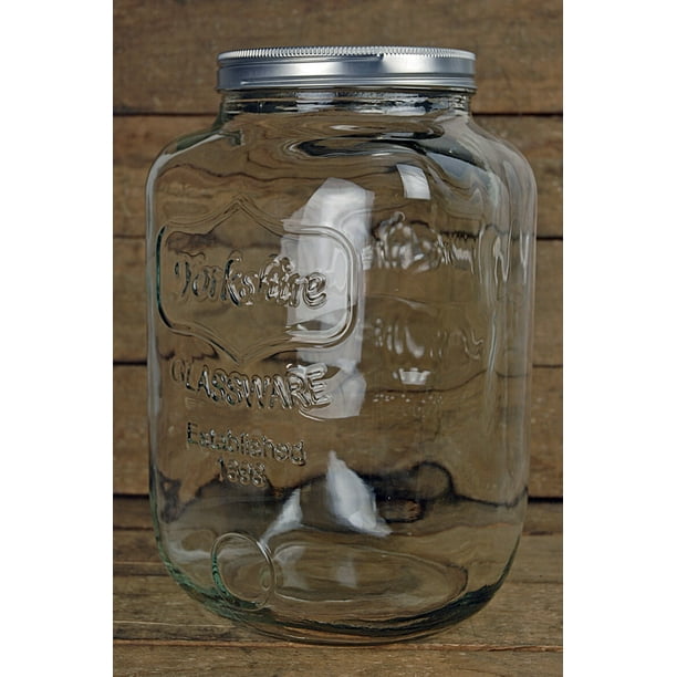 Two Gallon Yorkshire Glassware Mason Jar