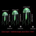 thumbnail image 4 of Artificial Jellyfish Aquarium Decoration Glowing Effect Fish Tank Ornament Decor Orange, 4 of 8