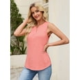 thumbnail image 5 of Sleeveless Shirts for Women Casual Summer V Neck Tank Tops Dressy Blouses Tunic 2026, 5 of 7